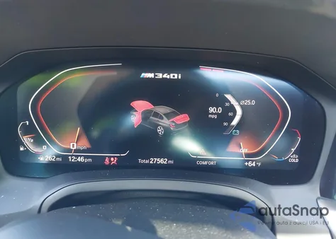 2020 BMW 3 Series M340I from USA, damaged, VIN WBA5U7C02LA234487